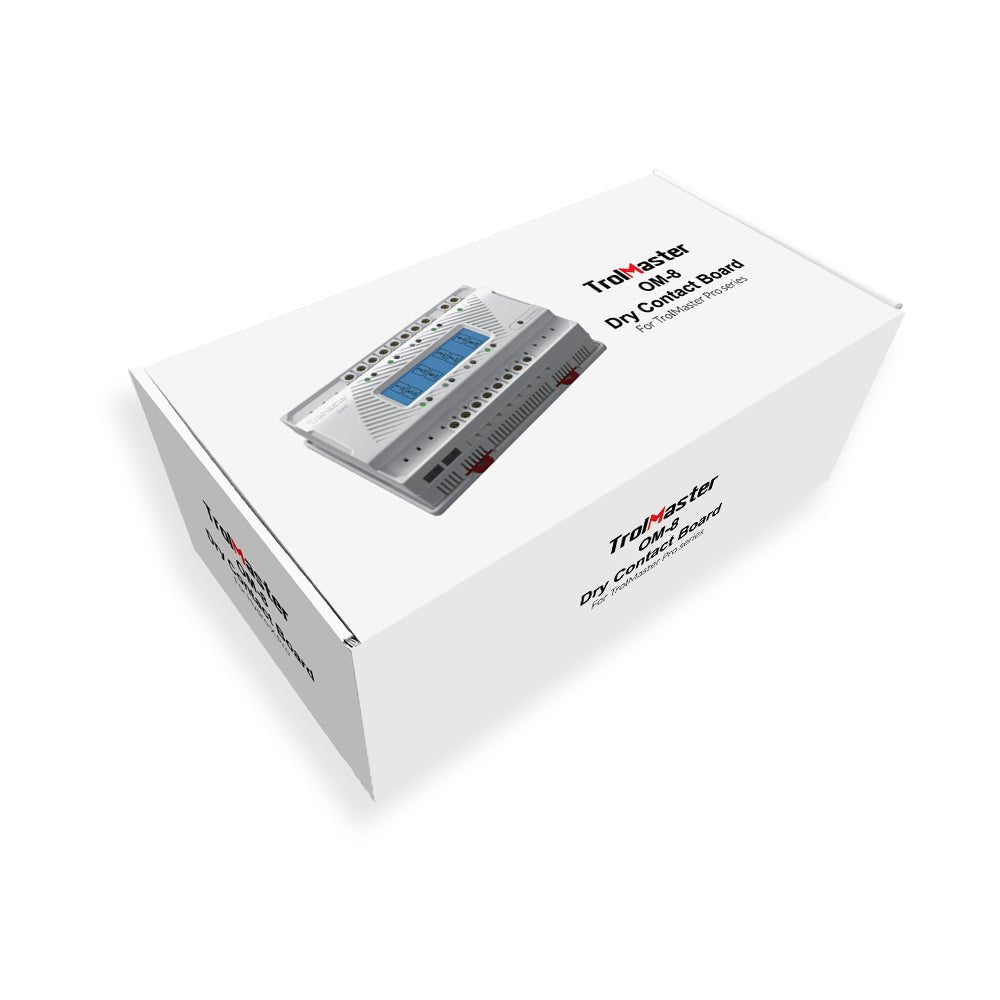 OM-8 Dry Contact Board for HCS-2/NFS-2, 8 individual electrical contacts, each contact up to 12 Amps-Product Type TrolMaster