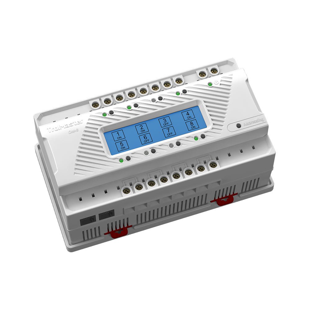 OM-8 Dry Contact Board for HCS-2/NFS-2, 8 individual electrical contacts, each contact up to 12 Amps-Product Type TrolMaster