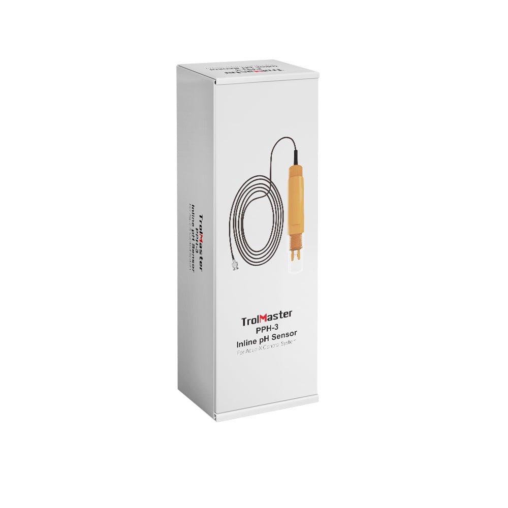 PPH - 3 Heavy Duty Nutrient pH Sensor, drop - in/in - line compatible - AQUA-X  - Product Type TrolMaster